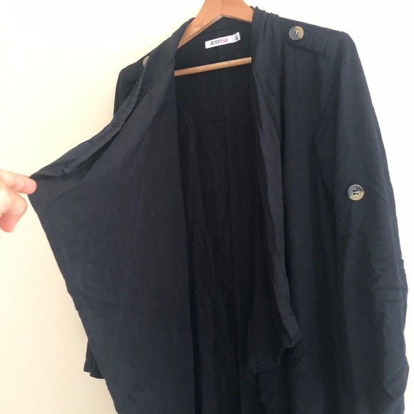 JUSTFAB Cascading Waterfall Cardigan - Picture 9 of 13